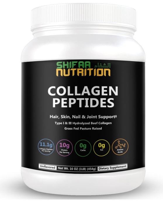 SHIFAA Nutrition halal grass-fed collagen peptides
