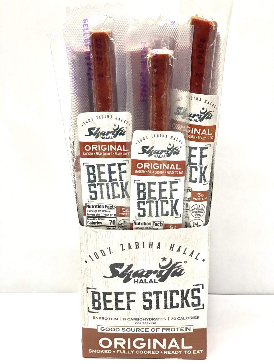 Sharifa halal beef sticks Original